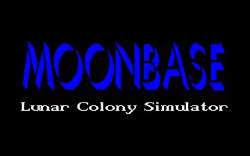 Moonbase - Lunar Colony Simulator screen shot title